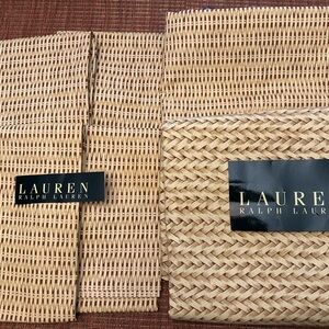 Lauren Ralph Vintage 6 Piece Queen Desert Plain QUEEN Sheet set